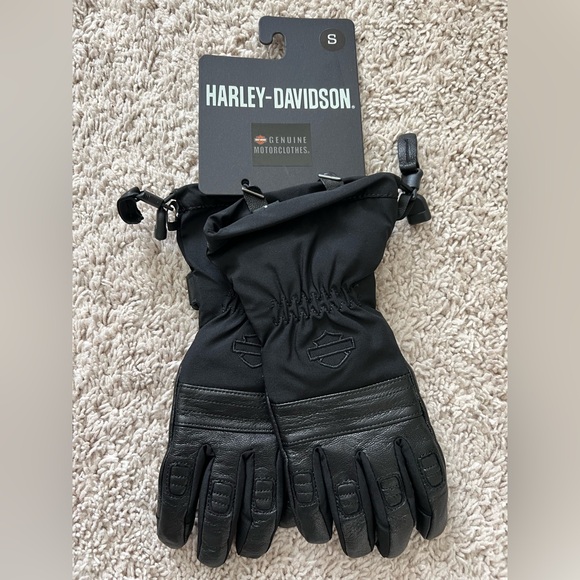 Harley-Davidson Gauntlet Goatskin Leather Gloves - Picture 1 of 4